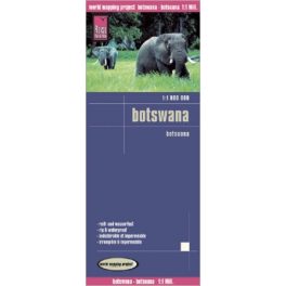 Botswana térkép - Reise Know-How