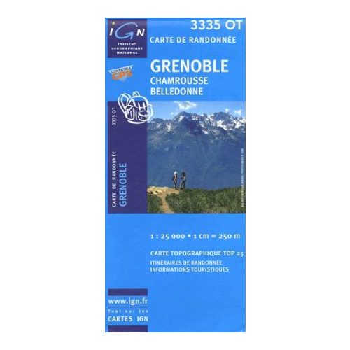 Grenoble / Chamrousse / Belledonne - IGN 3335OT