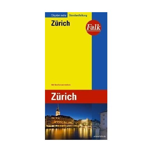 Zürich várostérkép - Falk