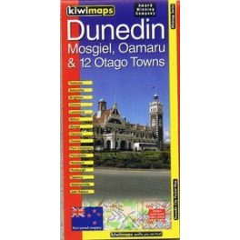 Dunedin - Mosgiel - Oamaru térkép - Kiwimaps