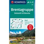 Dolomiti di Brenta, hiking map (WK 073) - Kompass
