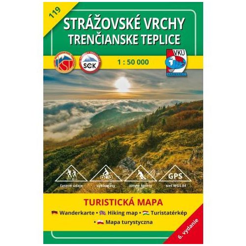 Strážovské vrchy & Trenčianske Teplice, hiking map (119) - VKÚ