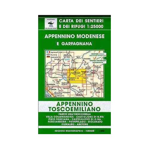 Appennino Modenese - Garfagnana térkép (No 18 ) - Multigraphic 
