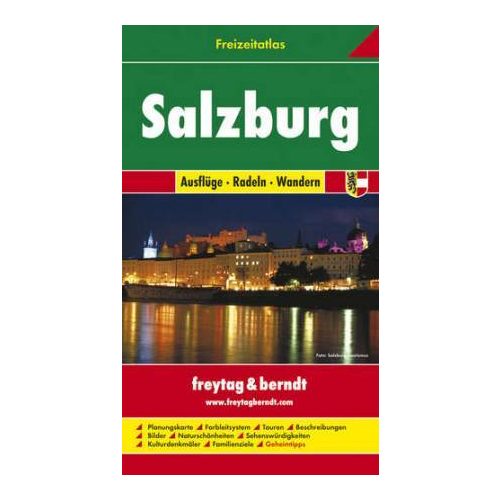 Salzburg szabadidőatlasz - Freytag-Berndt