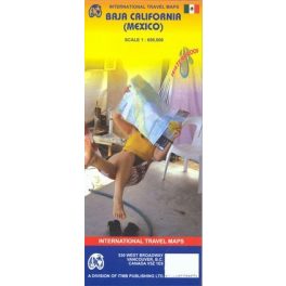 Baja California térkép - ITM