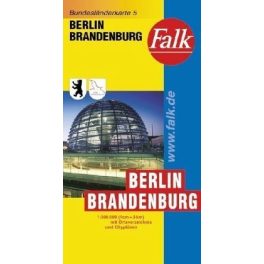 Berlin és Brandenburg autótérkép - Falk 