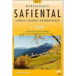Safiental - Landestopographie T 257