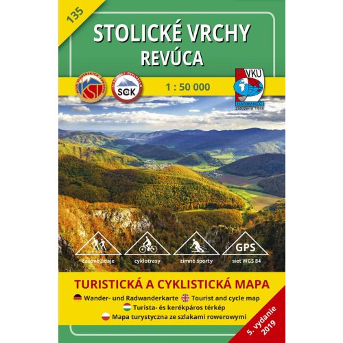 Stolické vrchy & Revúca, hiking map (135) - VKÚ