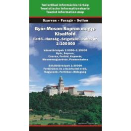   Győr-Moson-Sopron megye térkép - Szarvas & Faragó & Sollun