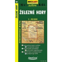 Zelezné hory turistatérkép - SHOCart 30