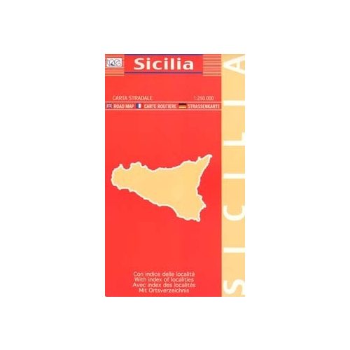 Sicilia autótérkép - LAC