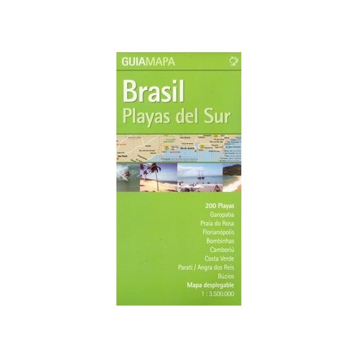 Brazilia: A déli tengerpart térkép - de Dios Editores 