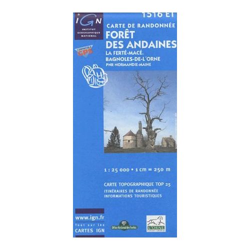 Forét des Andaines / La Ferté-Macé / Bagnoles-de-l'Orne - IGN 1516ET
