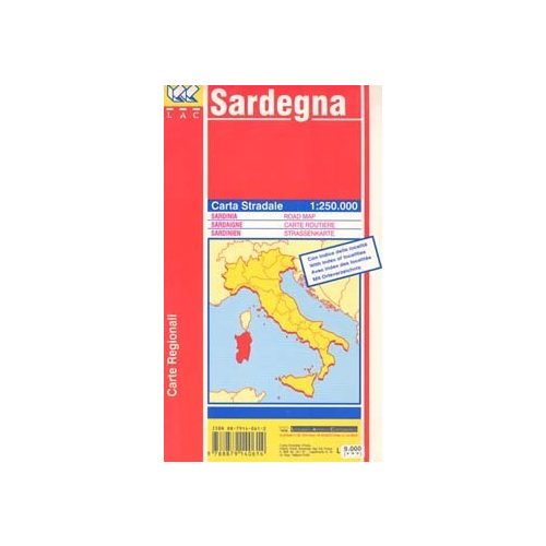 Sardegna autótérkép - LAC
