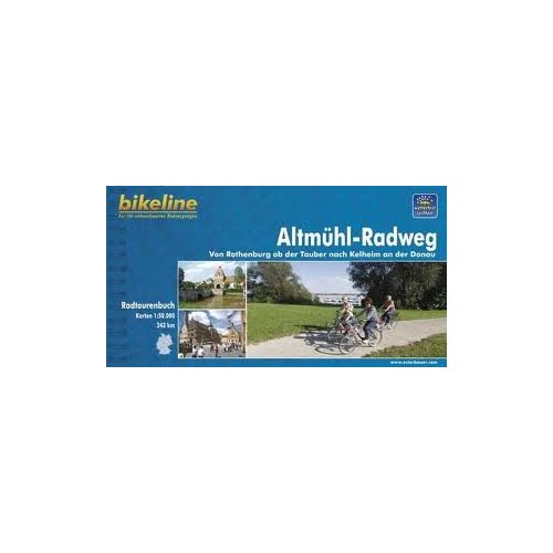 Altmühl cycling route, cycling guide in German - Bikeline