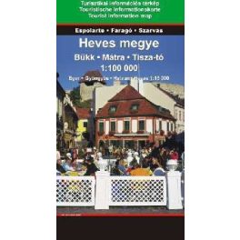 Heves megye térkép - Szarvas & Espolarte & Faragó