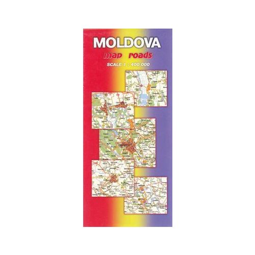 Moldova autótérkép (Kisinyov várostérképpel) - KVKF Kiev