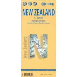 Új-Zéland térkép - Borch