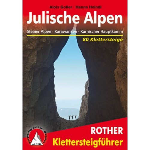 Julian Alps, via ferrata guide in German - Rother