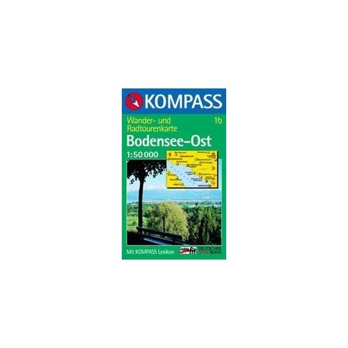 Bodensee (kelet) turistatérkép (WK 1b) - Kompass