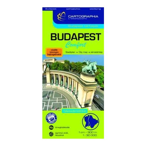 Budapest Comfort, city map - Cartographia