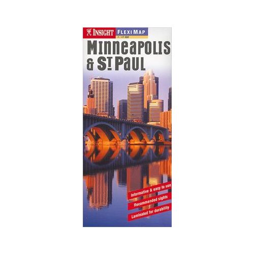 Minneapolis laminált térkép - Insight