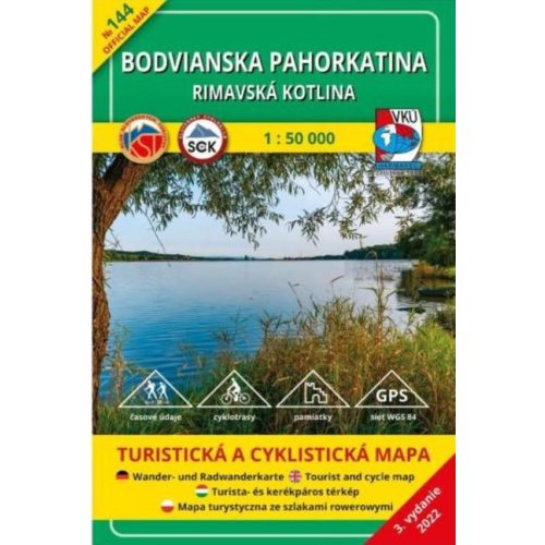 Bodvianska pahorkatina & Rimavská kotlina, hiking map (144) - VKÚ