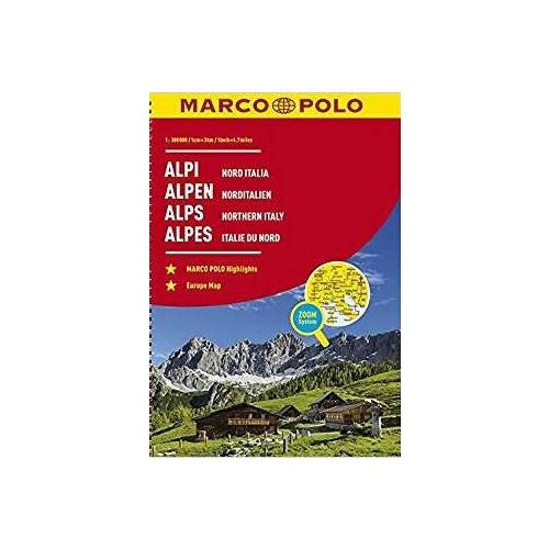 Alps, road atlas - Marco Polo