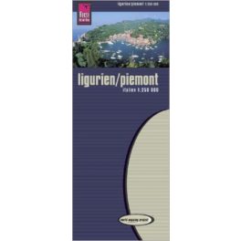 Liguria, Piemonte térkép - Reise Know-How