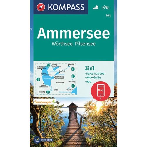 Ammersee turistatérkép (WK 791) - Kompass