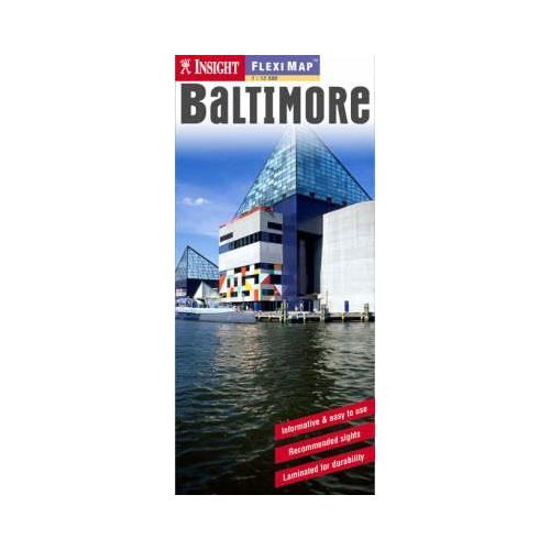 Baltimore laminált térkép - Insight