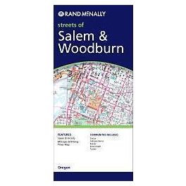 Salem & Woodburn, OR térkép - Rand McNally