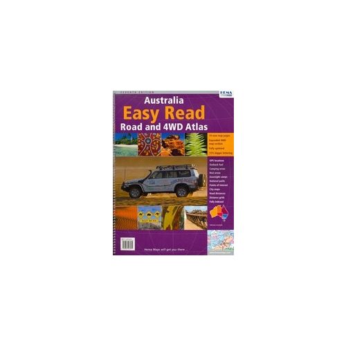 Ausztrália atlasz (Easy Read Road and 4WD Atlas) - Hema