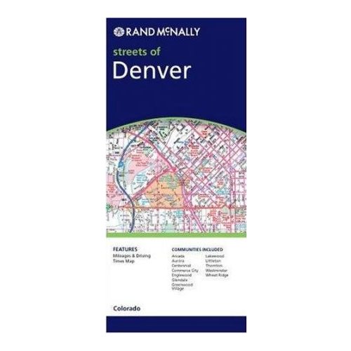 Denver, CO térkép - Rand McNally