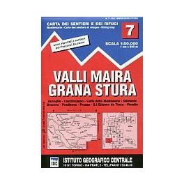 Maira, Grana and Stura Valleys térkép (No 7) - IGC 