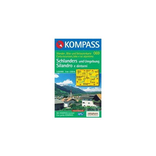 Silandro és környéke turistatérkép (WK 069) - Kompass