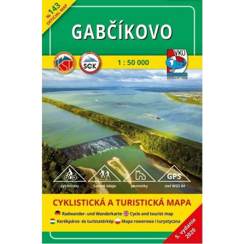 Gabčíkovo, hiking map (143) - VKÚ