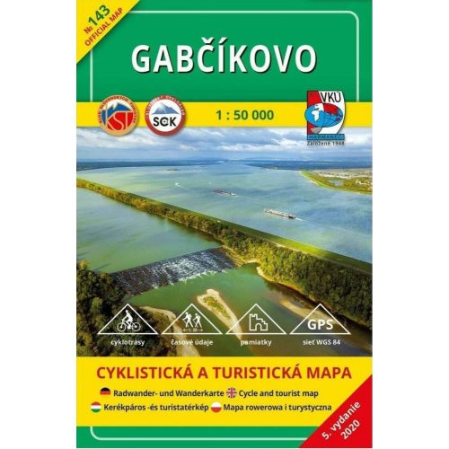 Gabčíkovo, hiking map (143) - VKÚ