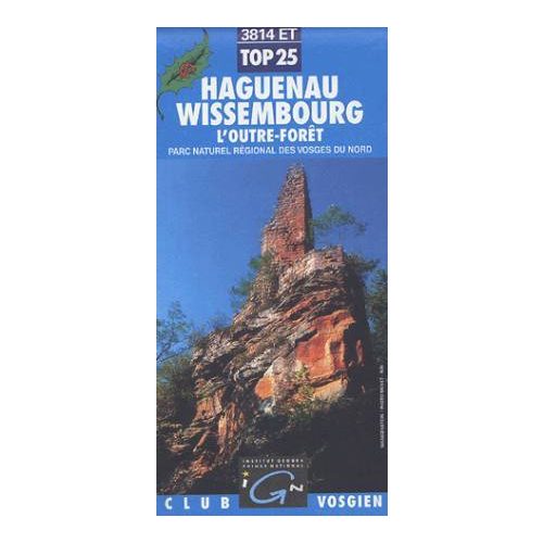 Haguenau / Wissembourg / L'Outre-Forêt - IGN 3814ET