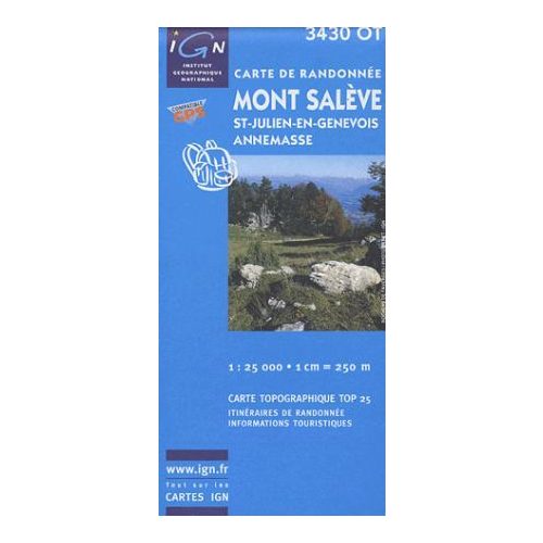 Mont Salève / Saint-Julien-en-Genevois / Annemasse - IGN 3430OT