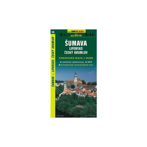 Sumava, Lipensko & Český Krumlov, hiking map (36) - SHOCart