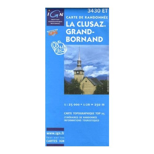 La Clusaz / Grand-Bornand - IGN 3430ET