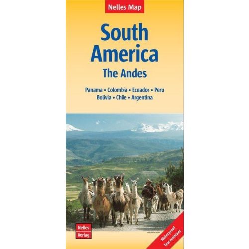 South America: the Andes, travel map - Nelles