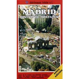 Madrid térkép (postai irányítószámos) - Telstar