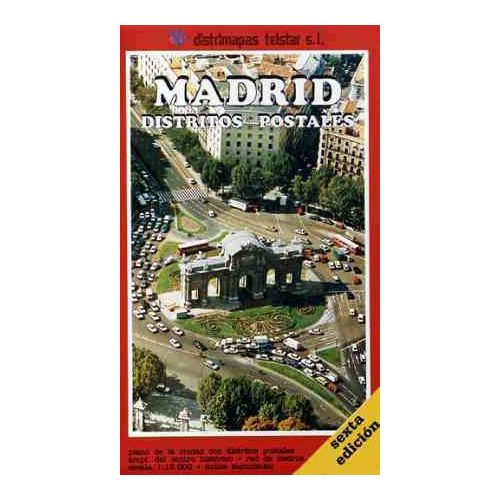 Madrid térkép (postai irányítószámos) - Telstar