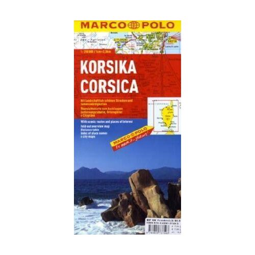 Korzika térkép - Marco Polo