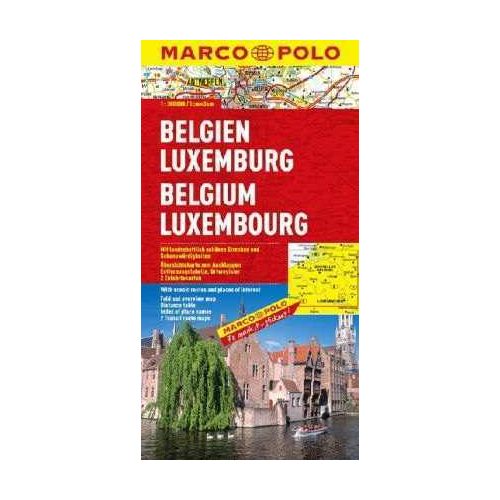 Belgium és Luxemburg térkép - Marco Polo