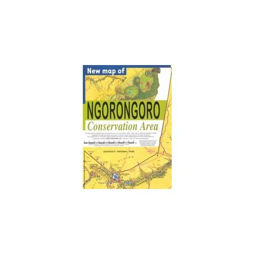 Ngorongoro Conservation Area, travel map - Maco Editions