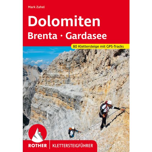 Dolomitok, német nyelvű via ferrata kalauz - Rother