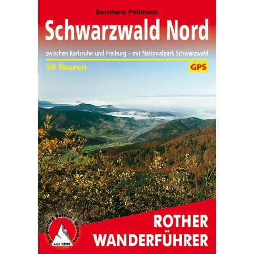 Fekete-erdő (észak), német nyelvű túrakalauz - Rother - 4031